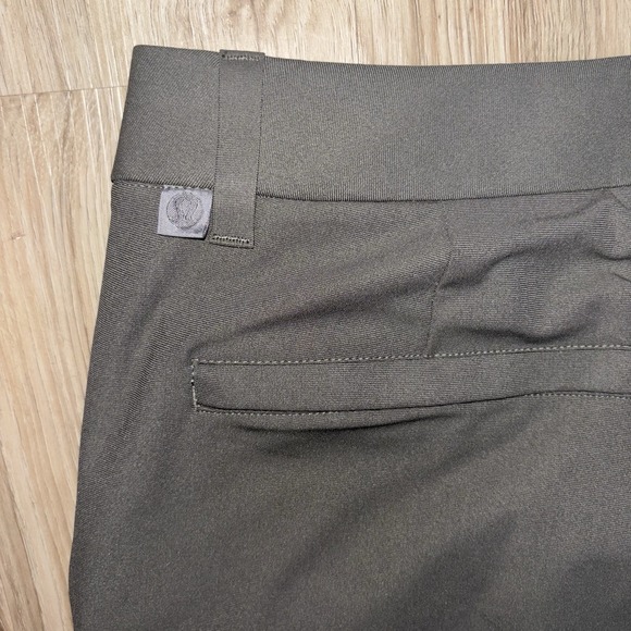 Lululemon Commission Pant Slim Fit Warpstreme Men 31 Dark Olive Green Casuals - Picture 10 of 10